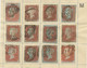 Delcampe - COLLECTION QV 1d Red Imperforated Complete Sheet Reconstruction Of 240 Stamps (within Ca. 130 Four Margins Copies) - Gebraucht