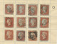 Delcampe - COLLECTION QV 1d Red Imperforated Complete Sheet Reconstruction Of 240 Stamps (within Ca. 130 Four Margins Copies) - Oblitérés