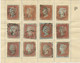 Delcampe - COLLECTION QV 1d Red Imperforated Complete Sheet Reconstruction Of 240 Stamps (within Ca. 130 Four Margins Copies) - Oblitérés