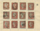 Delcampe - COLLECTION QV 1d Red Imperforated Complete Sheet Reconstruction Of 240 Stamps (within Ca. 130 Four Margins Copies) - Gebruikt