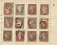 Delcampe - COLLECTION QV 1d Red Imperforated Complete Sheet Reconstruction Of 240 Stamps (within Ca. 130 Four Margins Copies) - Usados