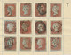 Delcampe - COLLECTION QV 1d Red Imperforated Complete Sheet Reconstruction Of 240 Stamps (within Ca. 130 Four Margins Copies) - Usati