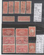 TIMBRE DU CANADA  1875-88 -1906-45 OBLITEREES Nr VOIR SUR PAPIER AVEC TIMBRES COTE 326.80  € - Impuestos