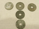 Années (1941- 1942) Lot De 5 Pièces  20 Centimes  (Etat Français ) En Zinc Ou Alliage - 20 Centimes