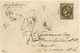 06 Janvier 1871 N°47e,brun Foncé,seul Sur LSC Taxée Affranchissement Insuffisant Bordeaux Vers Londres Signé Calves - Oorlog 1870
