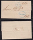 Portugal 1853 Cover CHAVES To PORTO Blue Postmark - ...-1853 Prephilately