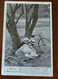 CARTE POSTALE ANCIENNE LA LECON DE BICYCLETTE LOT DE 5 CARTES OBLITEREES 1920?? - Coppie