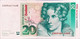 Germany 20 Mark 1993 ZA Replacement Unc Counting Fracture - Collections