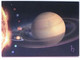 Planet Saturn 3D Card Three-dimensional Postcard - Astronomie