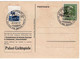 51107 - Bund - 1950 - 10Pfg. Paracelsus EF A. AnsKte STUTTGART - SCHWARZWALDMAEDEL DER ERSTE NEUE DEUTSCHE FARBFILM - Cinema