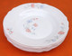 Années 1970   Suite De 6 Assiettes Creuses Arcopal France   " Pois De Senteur " - Plates