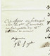 1809 MARINE LA ROCHELLE LETTRE SIGNEE RENSEIGNEMENT SUR UN OFFICIER => TOULON COMMISSAIRE DE LA MARINE - Historische Documenten