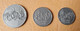 Lot De 3 Monnaies Plastique D'école En Euro "Copy" Allemagne - School Coins - Professionali/Di Società