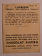 CHROMO CHOCOLAT PUPIER - OUBANGUI - IMAGE BON POINT - AFRIQUE N°102 - CIRCA 1930 - 5cm X 6.5cm - CONGO RCA RDC - Pilon - Other & Unclassified