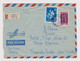 Bulgaria Bulgarian Registered Airmail Cover 1960s Sent Abroad To Duress-Albania (64444) - Cartas & Documentos