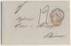 HAMBOURG / HAMBURG - 1851 EL From ALTONA, Via Hamburg, To Bordeaux, France - Prephilately