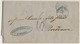 HAMBOURG / HAMBURG - 1866 EL From Hamburg To Bordeaux, France - Prephilately