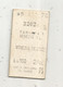 Ticket Chemin De Fer , Italie , 1970,  VENEZIA MESTRE , 2 Cl. , Lire 100 , 2 Scans - Europe