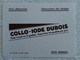 Buvard PUB PHARMACIE Cure Dépurative COLLO IODE DUBOIS - Produits Pharmaceutiques