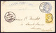 1892 GZ Karte Mit Zusatzfrankatur Aus Kingston Nach St. Imier. Leichte Bedarfsspuren. - Cartas & Documentos
