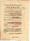 COURRIER ORGANISATION POSTALE 1793 DECRET RELATIF AU SERVICE DES POSTES ET MESSAGERIES BE 4 PAGES  VOIR SCANS - Décrets & Lois