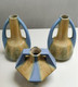 Delcampe - Beautiful Rare Set Of 3 ART DECO Vases - Art Deco  +/- 1925 Vase Faience France Nord - North - Other & Unclassified