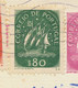 PORTUGAL 1952, Karavelle Kab.-GA-Postkarte 50 C Mit Dto Zusatzfrankatur 10 C, 80 C (ABART: Stecherzeichen „MARTINS“ Nur - Briefe U. Dokumente