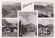 64.  BIDARRAY. MULTIVUES. 5 VUES : LA NIVE. LE VILLAGE HAUT. LE ROCHER DE L'AIGLE. LE VIEUX PONT ROMAIN. ANNEES 50 - Bidarray