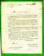 RARE LETTRE PRE IMPRIMEE 1819 ENTRE DEPUTES CREATION D UNE MAISON DE BANQUE A PARIS NICOLAS ROLLAND =>PAILLARD DUCLERE - Otros & Sin Clasificación