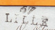 1799 - An 7 - Marque Postale 57 LILLE Sur Lettre Pliée Avec Correspondance Vers SAINT OMER, Pas De Calais - 1701-1800: Voorlopers XVIII