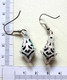 BOUCLES D'OREILLES EN MALACHITE. - Boucles D'oreilles