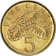 Monnaie, Singapour, 5 Cents, 2000 - Singapour