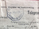 Cachet A Date 1920 La Chaux-de-Fonds-Suisse-de Golfe Juan A.M. 06 N°80-Télégraphe Telegramm Télégramme-Télégramma - Télégraphe