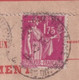 1932 - PAIX PERFORE (PERFIN) + TAXE ! Sur CARTE-LETTRE RECO REMBOURSEMENT De TOULOUSE => AVEYRON "REFUSE" => RETOUR - Autres & Non Classés