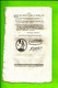 1795 LOI DE LA REPUBLIQUE FRANCAISE AN III 8 PAGES 2 Sign. Imprimées PARIS IMPRIMERIE NATIONALE Des LOIS - Decretos & Leyes