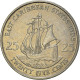 Monnaie, Etats Des Caraibes Orientales, 25 Cents, 1995 - Territoires Britanniques Des Caraïbes
