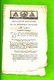 1795 LOI DE LA REPUBLIQUE FRANCAISE AN III 2 Sign. Imprimées Symbole Maçonnique PARIS IMPRIMERIE NATIONALE Des LOIS - Decretos & Leyes