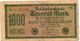 GERMANIA -1000 MARK 1922 - Wor:P-76b.2.2  - Filigrana: Dornen - 1000 Mark