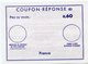 FRANCE COUPON- REPONSE  NEUF DE 0,60 - Antwoordbons