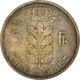 Monnaie, Belgique, 5 Francs, 5 Frank, 1949 - 5 Franc