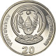 Monnaie, Rwanda, 20 Francs, 2003, SPL+, Nickel Plaqué Acier, KM:25 - Rwanda