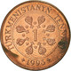 Monnaie, Turkmanistan, Tenge, 1993, TB+, Cuivre Plaqué Acier, KM:1 - Turkmenistán