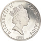 Monnaie, Îles Cook, Elizabeth II, 50 Dollars, 1991, Franklin Mint, FDC, Argent - Cook