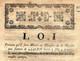 REVOLUTION LOI MINISTERE DE LA MARINE SOMMES ATTRIBUEES 21 JANVIER 1791 2 PAGES B.E. VOIR SCANS - Wetten & Decreten