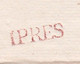 1760 - Marque Postale IPRES En Rouge Sur Enveloppe De YPRES, Ieper, Pays Bas Autrichiens Vers OOSTENDE, Ostende - 1714-1794 (Paises Bajos Austriacos)