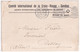 1915 - PRISONNIERS DE GUERRE - CP CROIX-ROUGE ACCUSE DE RECEPTION MANDAT De 5 Fr. De GENEVE => BESSAY - Cruz Roja