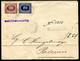 Z3060 SAN MARINO 1901 Raccomandata Affrancata Con Stemma 20 C. + 5 C. (Sassone 29, 30) Da San Marino 25 DIC 1901 Per Pal - Lettres & Documents