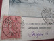Sur CPA  Palais De Justice De Saïgon Cachet Maritime X2  Ligne N Paq.FR.N°3 28/0/1904 - Poste Navale