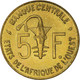 Monnaie, Communauté économique Des États De L'Afrique De L'Ouest, 5 Francs - Côte-d'Ivoire