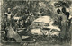 CONGO FRANCAIS CARTE POSTALE -RESTES D'UN ELEPHANT DEPART BRAZZAVILLE 14 NOV 11 CONGO FRANCAIS POUR LA FRANCE - Lettres & Documents